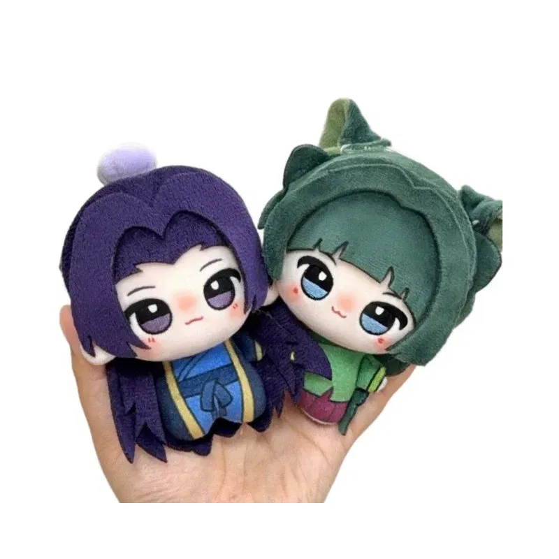 Color: CRIMSON, Height: 0-10cm - Genuine Anime The Apothecary Diaries Kusuriya no Hitorigoto Maomao Jinshi Renshi Plush Doll Stuffed Toy Plush Pendant Kids Gifts