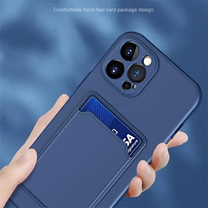 Color: Ivory, Material: Cotton Fabric - Card Holder Wallet Case For Samsung Galaxy A32 A53 A33 A13 A52 5G Case on A72 A22 A12 A51 A71 Shockproof Liquid Silicone Cover