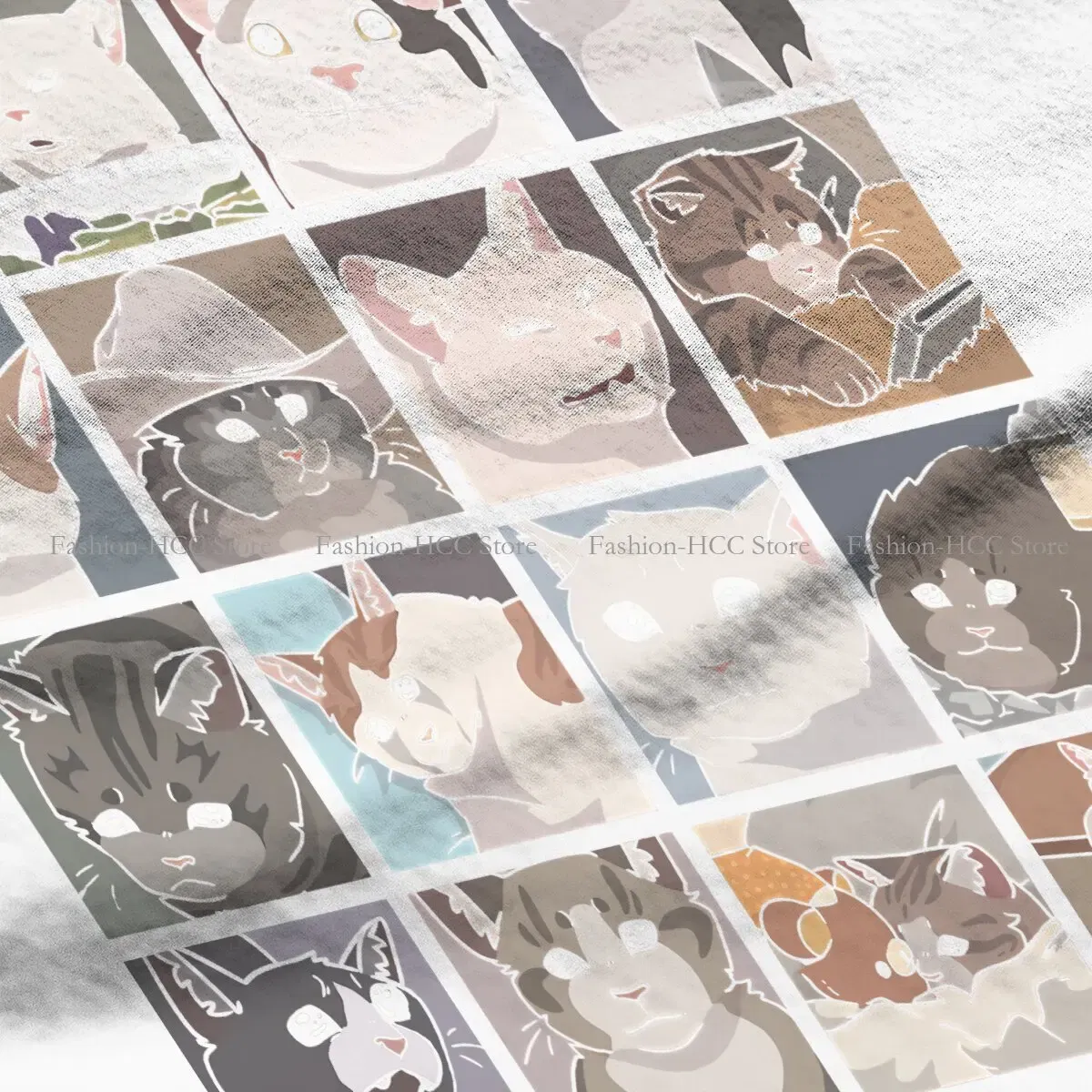 Color: WHITE, Size: XXL - Meme O Neck TShirt Cat Classic T Shirt Woman's Tops New Design