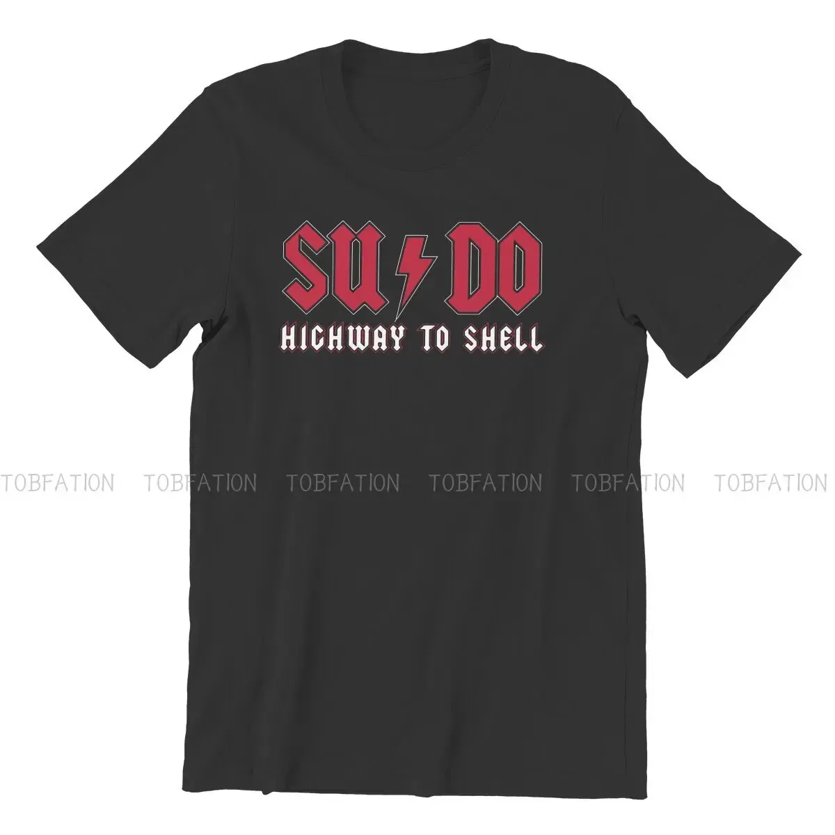 Color: black, Size: L - Highway to Shell Hip Hop TShirt Linux Operating System Tux Penguin Style Tops Leisure T Shirt Men Tee SpecialPolyester