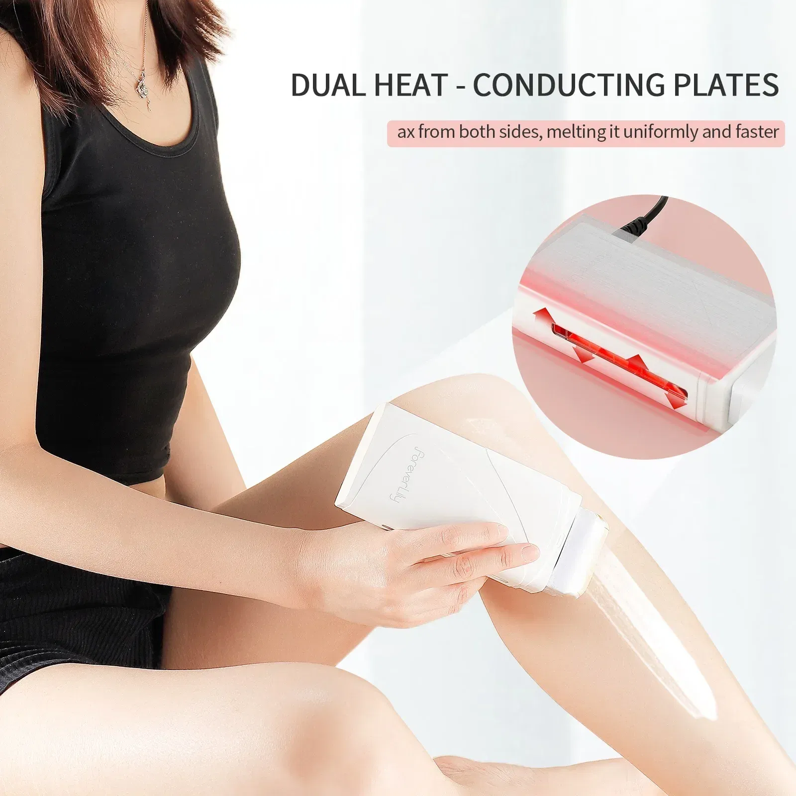 Color: black, Ships From: CHINA - Foreverlily Portable Wax Roller Machine Electric Wax Warmer Depilatory Wax Heater Waxing Leg Warmer Hair Removal Roll On Wax