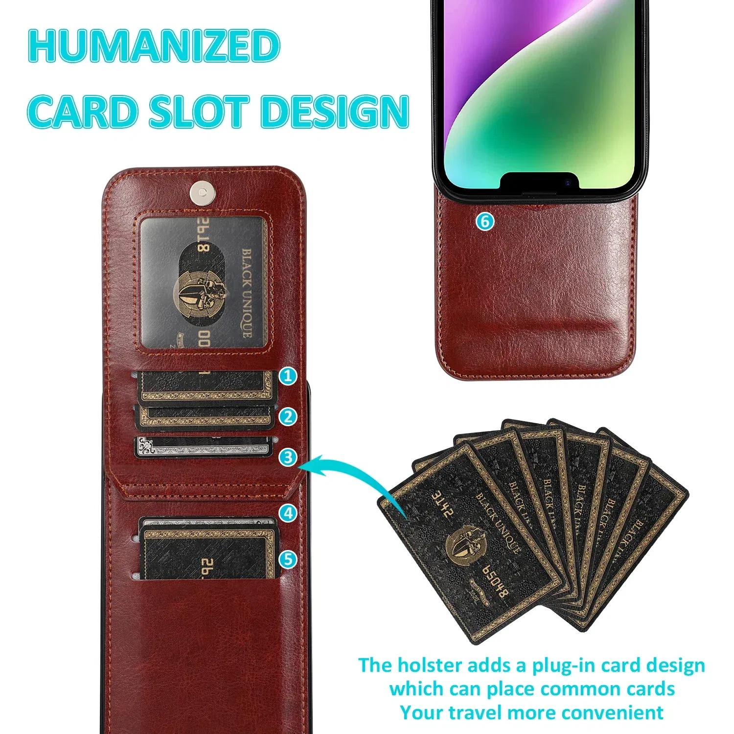 Color: Clear, Material: Microfiber - Faux Leather Wallet Kickstand Phone Case for IPhone 13 12 Mini 16E 16 15 14 11 Pro Max X XR XS 7 8 Plus Case with Credit Card