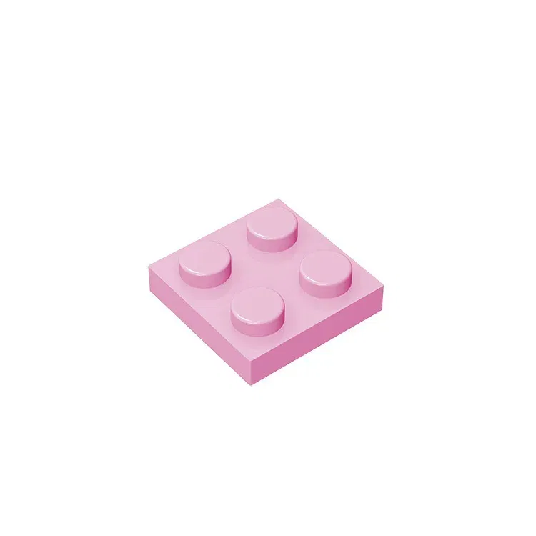 Color: tan - 20Pcs MOC Parts 3022 94148 Plate 2 x 2 Compatible Bricks DIY Assmble Building Blocks Particle Kid Puzzle Brain Toy Birthday Gif