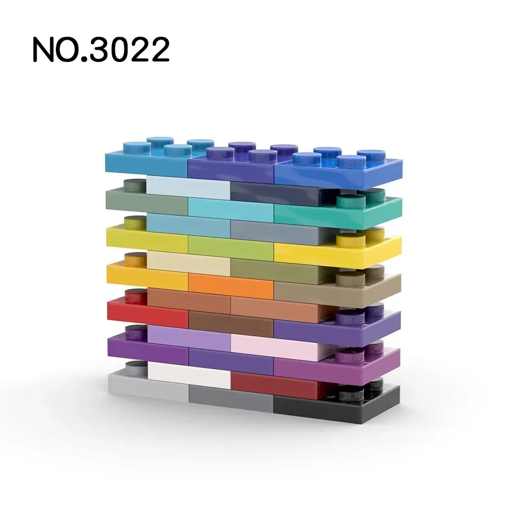 Color: tan - 20Pcs  MOC Parts 3022 94148 Plate 2 x 2 Compatible Bricks DIY Assmble Building Blocks Particle Kid Puzzle Brain Toy Birthday Gif