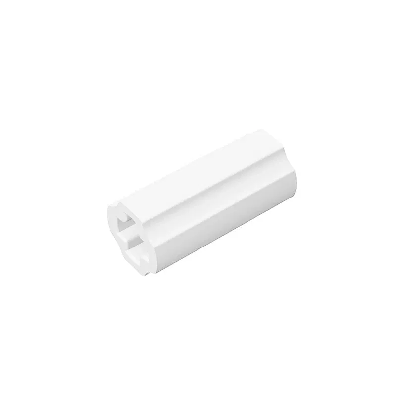 Color: Trans-dark Pink - Gobricks 10PCS Bricks Connector 2L compatible with 59443 pieces of children's toys building blocks Part Children's Birthday Gift