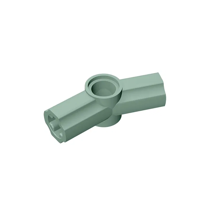 Color: Light Pink - Gobricks GDS-918 Technical, Axle and Pin Connector Angled #3 - 157.5 degrees compatible with lego 32016 Building Blocks