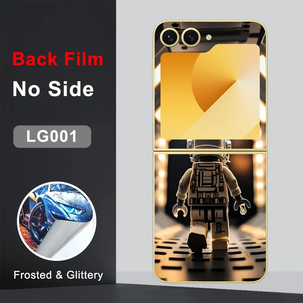 Color: PURPLE, Bundle: bundle 18 - CASEKiTTY Skin For Galaxy Z Flip 5 Back Film Samsung Z Flip 6 Sticker Flip 4 3 Protective Decal Wrap Back Cover Screen Protector