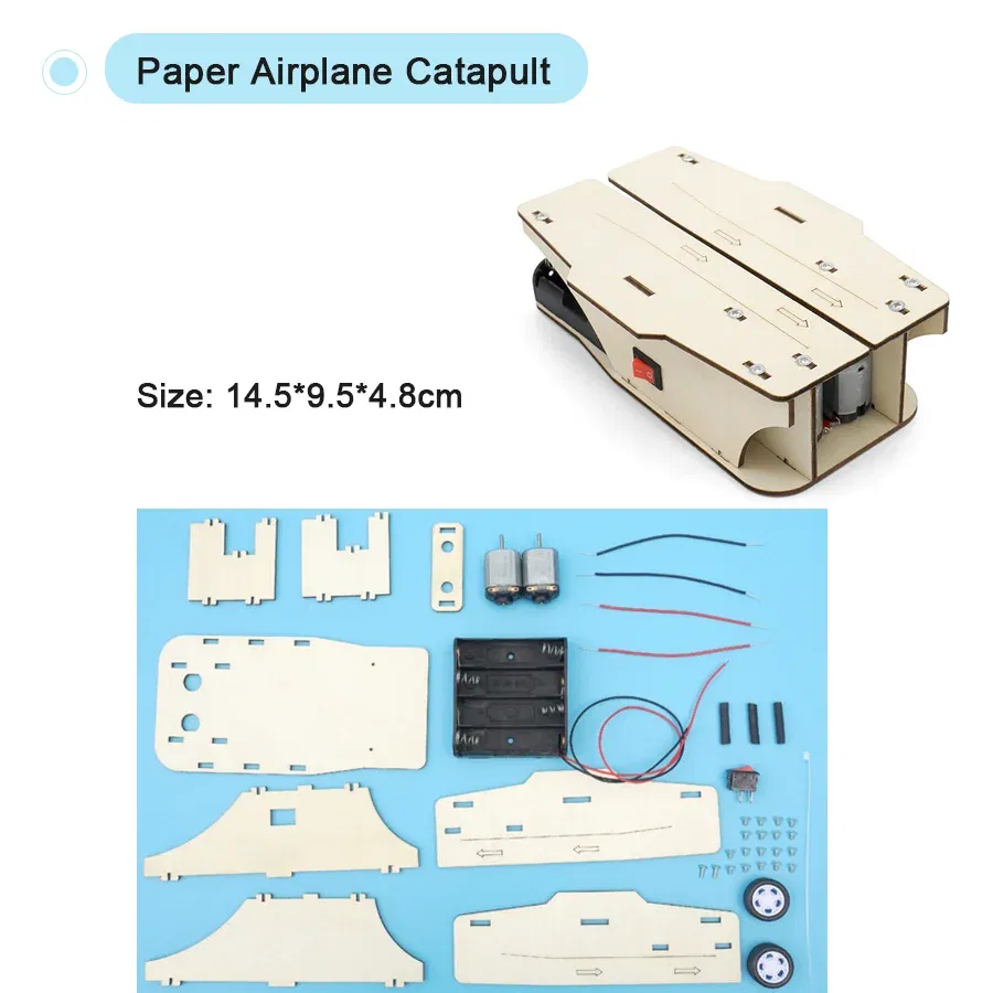 Color: Clear - DIY Physical Model Science Experiment Educational Toy Handmade Small Production Assembly Craft Technology Project for School Kid