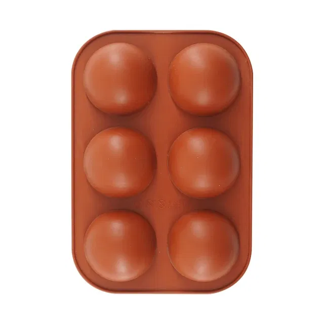 Color: SKY BLUE, Ships From: CHINA - 3D Round Half Sphere Molde Silicona Silicone Molds for Baking DIY Baking Mold Chocolate Cake Mold Molde De Silicona Reposteria