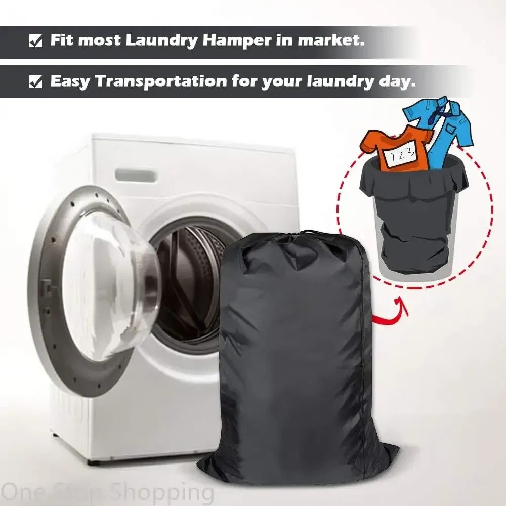 Color: Blue, Ships From: CHINA - Extra Large Durable Tear Resistant Laundry Bag XL Dirty Laundry Organizer with Drawstring Laundry Room and Dorm Room Essentials