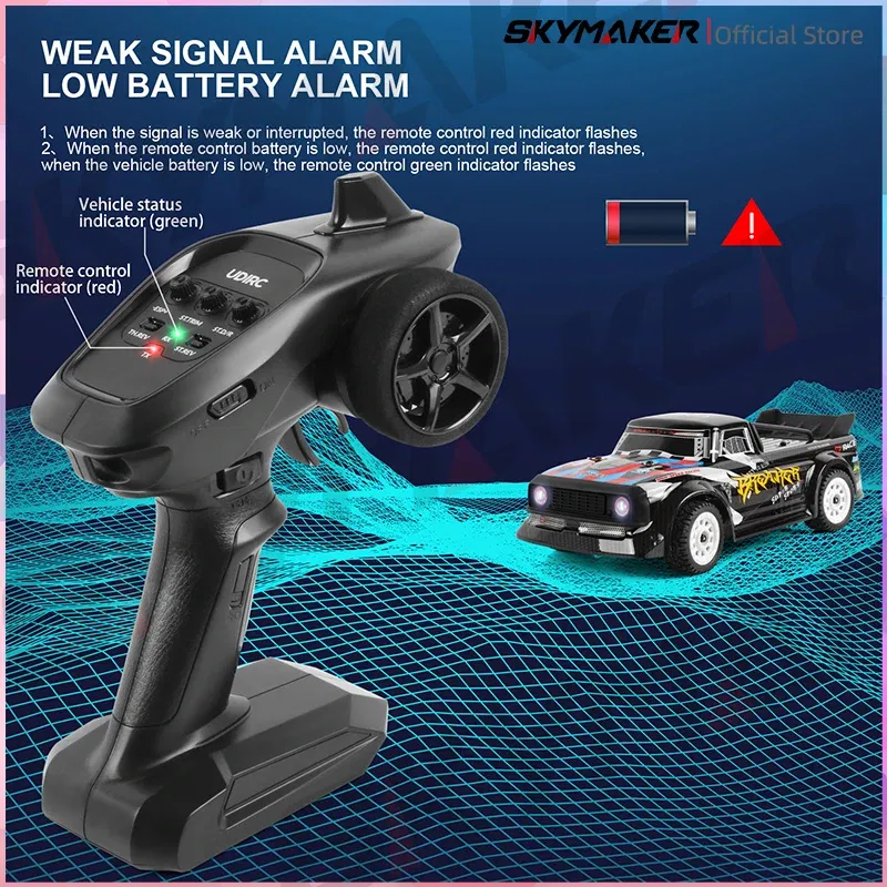Color: GRAY - RC Racing Car 1/16 UD1604 UD1603 Ud1607 UD1608 RC Car High Speed 2.4G Brushless 4WD Drift Remote Control Drift Car Toys For Boys