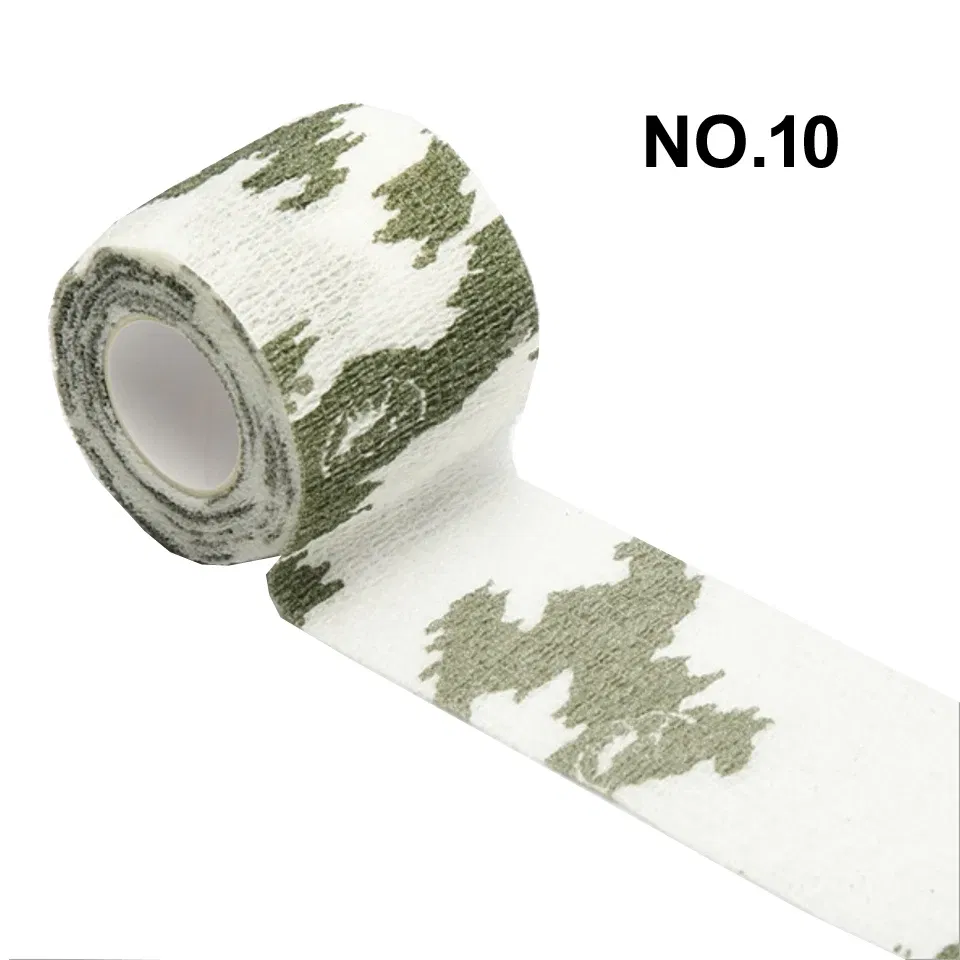 Color: BROWN - 1pc Disposable Self-adhesive Flex Elastic Bandage Tape For Tattoo Handle Grip Tube Wrap Elbow Sport Stick Accessories 5*450cm