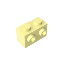 Color: army green - MOC PARTS DIY GDS-634 BRICK 1X2 W. 2 KNOBS compatible with lego 11211 children's toys Assembles Building Blocks Technical