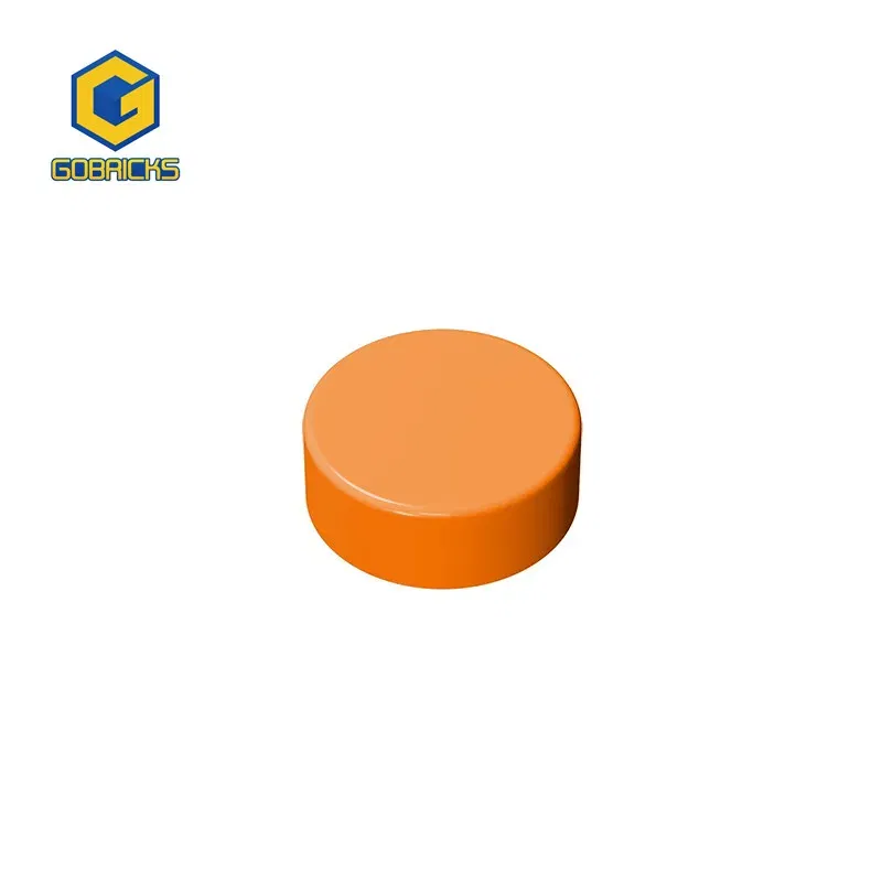 Color: RED - Gobricks 10PCS Building Blocks Assembles Particles Moc 98138 1x1 Block DIY With Bumps Compatible With Educational Toys For Kids