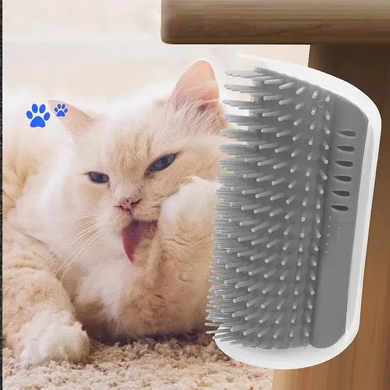 Color: Blue - Pet Cat Corner Scratcher Massager Cat Scratching Scratching Scratching Scratching Scratching Scratching Scratching Scratcher Cat