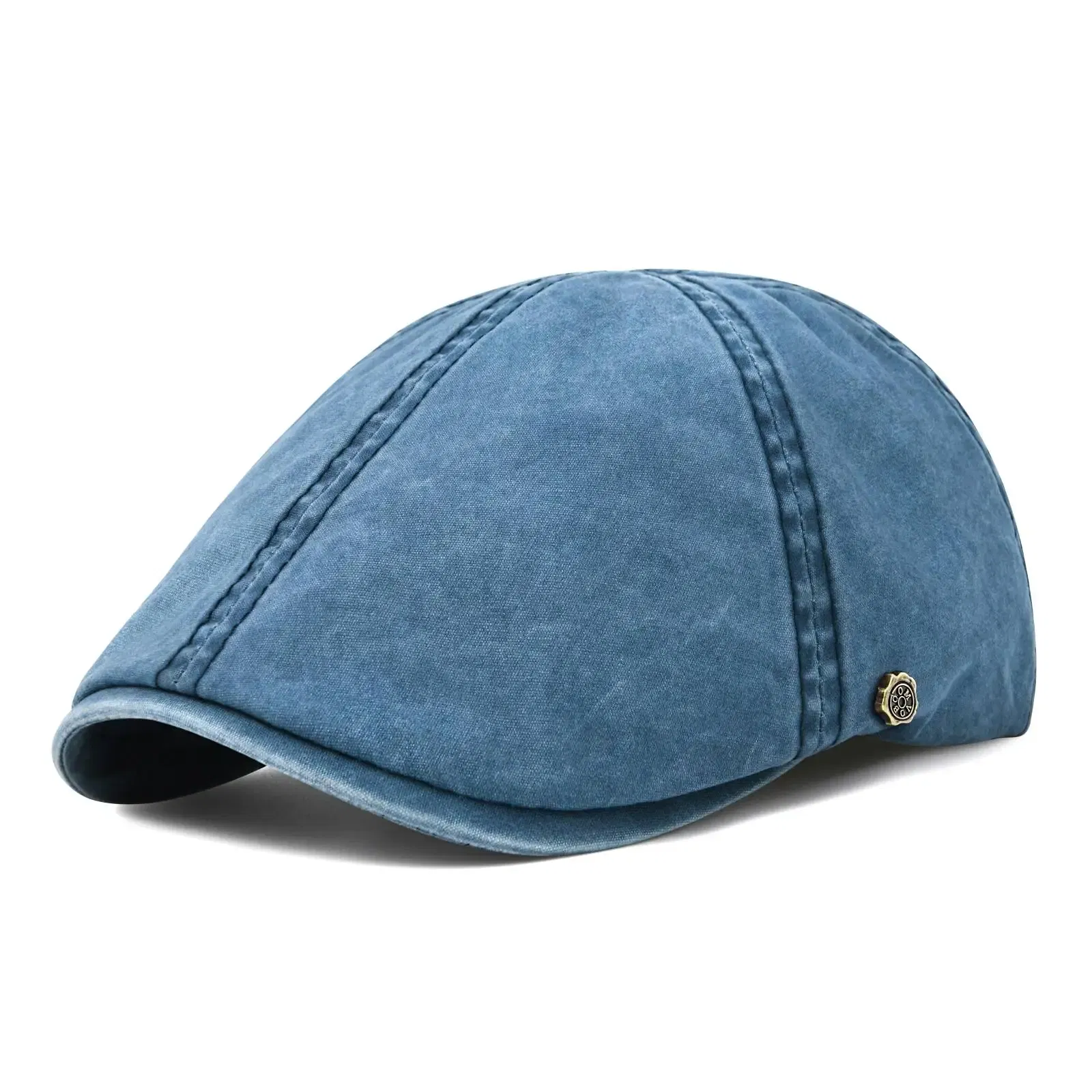 Color: Pink, Hat Size: One Size - VOBOOM Classic Cotton Flat Cap Ivy Caps Men Women Newsboy Cabbie Driver Hat Season Flat CapSolid Color Casual Camouflage Beret