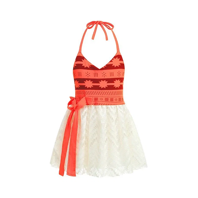Color: Ivory, Kid Size: 12 - Little Girls Cospaly DISNEY Moana Kids Two Pcs Set Top +Pants Infant Vaiana Role Play Festival Princess Costume Casual Clothes