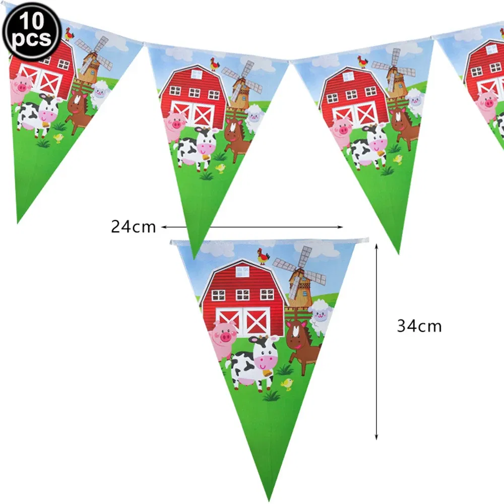 Color: light yellow - Farm House Fun Barnyard Animals Party Supplies Paper Plates Napkins CUps Farm Animals Birthday Party Decoration