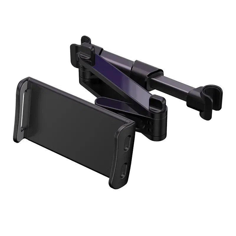 Color: black - Car Holder For 4.7-13 in Tablet & Phone Holder Back Seat Headrest Mounting Holder Accessories iPad Pro 12.9''