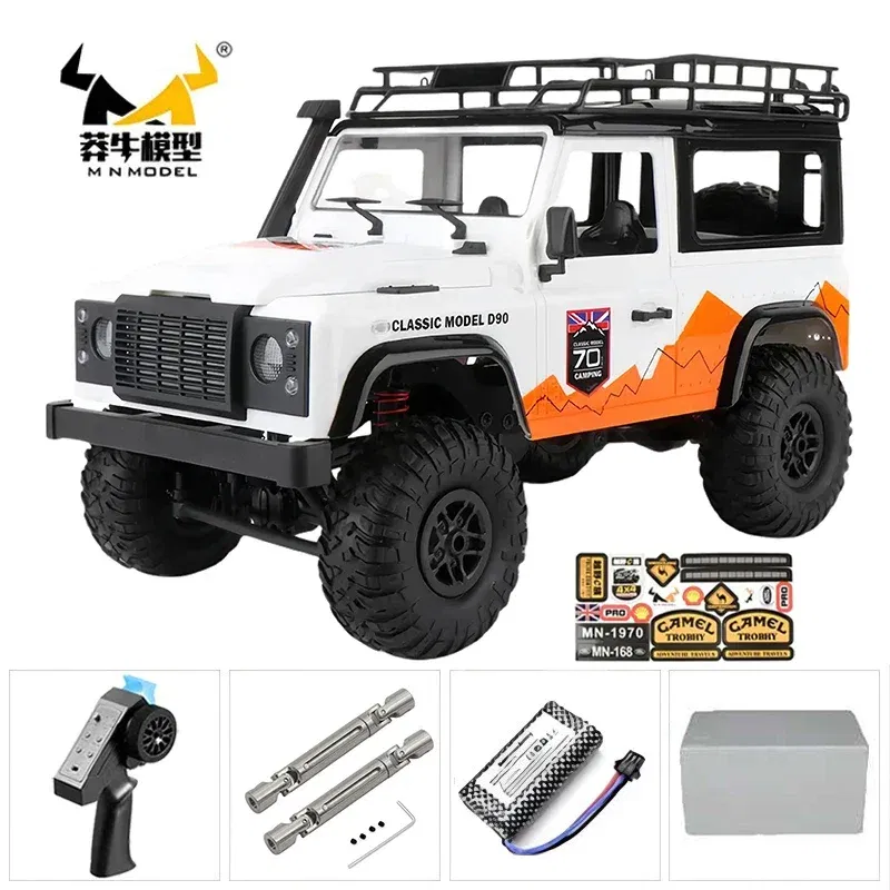 Color: VIOLET/?«?—?…° - MN MN82 1:12 Retro Rc Car With LED Lights Full-scale Simulation LC79 Professional 4WD Remote Control Pickup RC Truck Model Toys