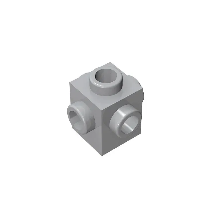 Color: Blue - Gobricks GDS-650 BRICK 1X1 W. 4 KNOBS compatible with lego 4733 children's DIY Educational Building Blocks Technical