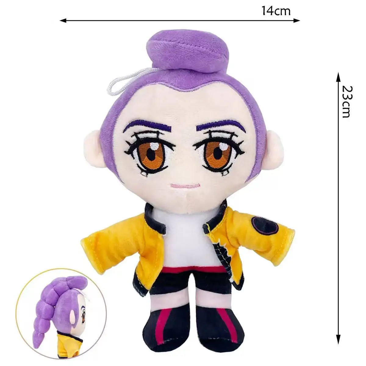 Color: MistyRose - TreasuringU New hot Kpop Demon Plush Toys Game Hunters Tiger Stuffed Toy Doll Blue Tiger Animals Plushie Birthday Gifts