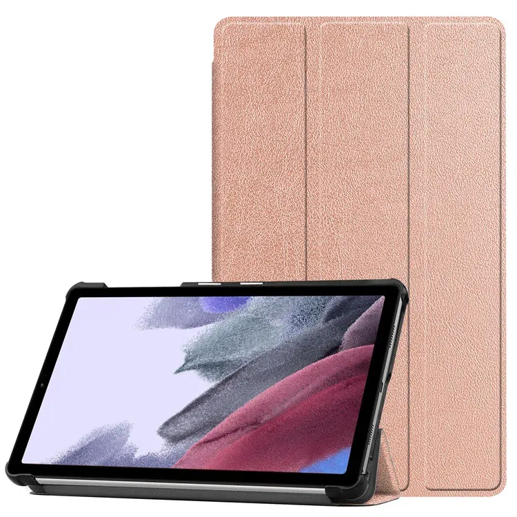 Color: Champagne, Size: eleven, Ships From: CHINA - For Lenovo Tab M10 HD 2nd Gen Case TB-X306F X306X Tri-Fold Stand Wake/Sleep Magnetic Protective Shell PU Leather Tablet Cover