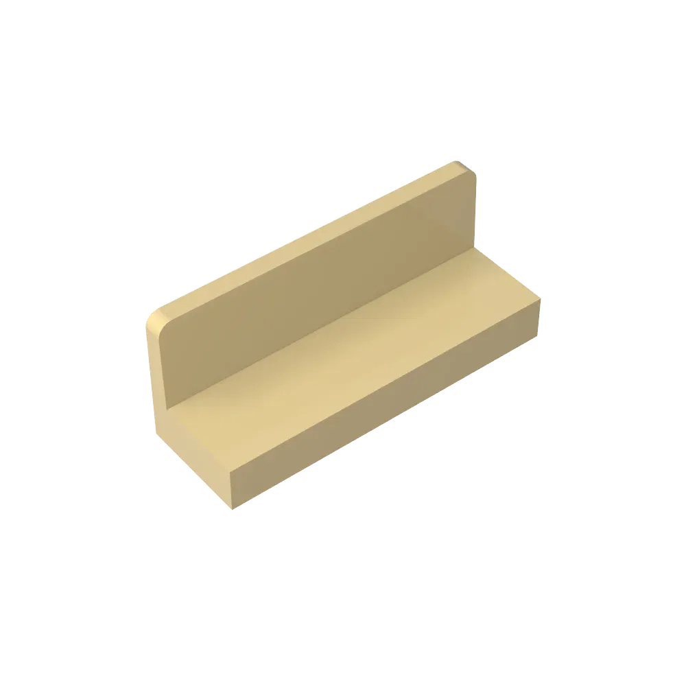 Color: Dark Khaki - Gobricks GDS-M226 Panel 1 x 3 x 1 compatible with lego 23950 Assembles Building Blocks children's toys