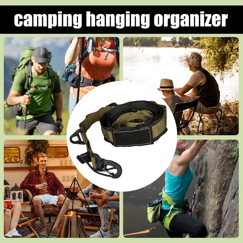 Color: green, Ships From: CHINA - Camping Straps For Gear Camping Straps Utility Strap Quick Release Adjustable Straps Backpacking Straps Buckle Strap Lashing