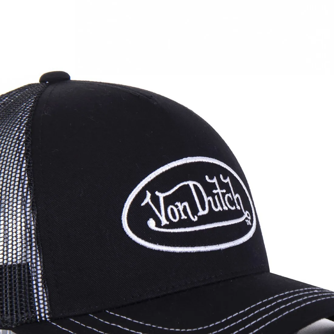 Color: PURPLE - VON baseball cap Alphabet sunblock mesh embroidered trucker hat