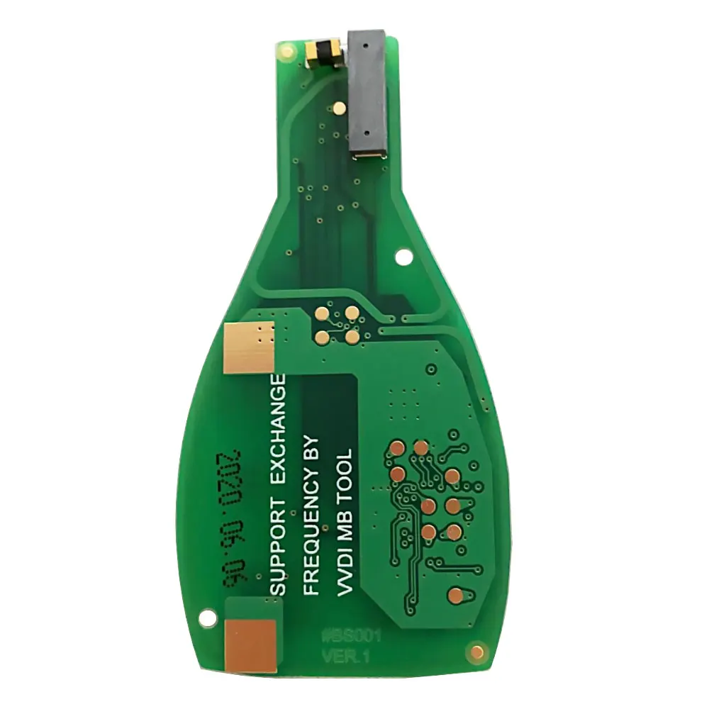 Number of Buttons: 3 Buttons - Xhorse XSBZ01EN VVDI MB Universal For Benz FBS3 W204 W207 W212 W164 W166 W221 Keyless Smart Remote Key Renewable 433/315MHz