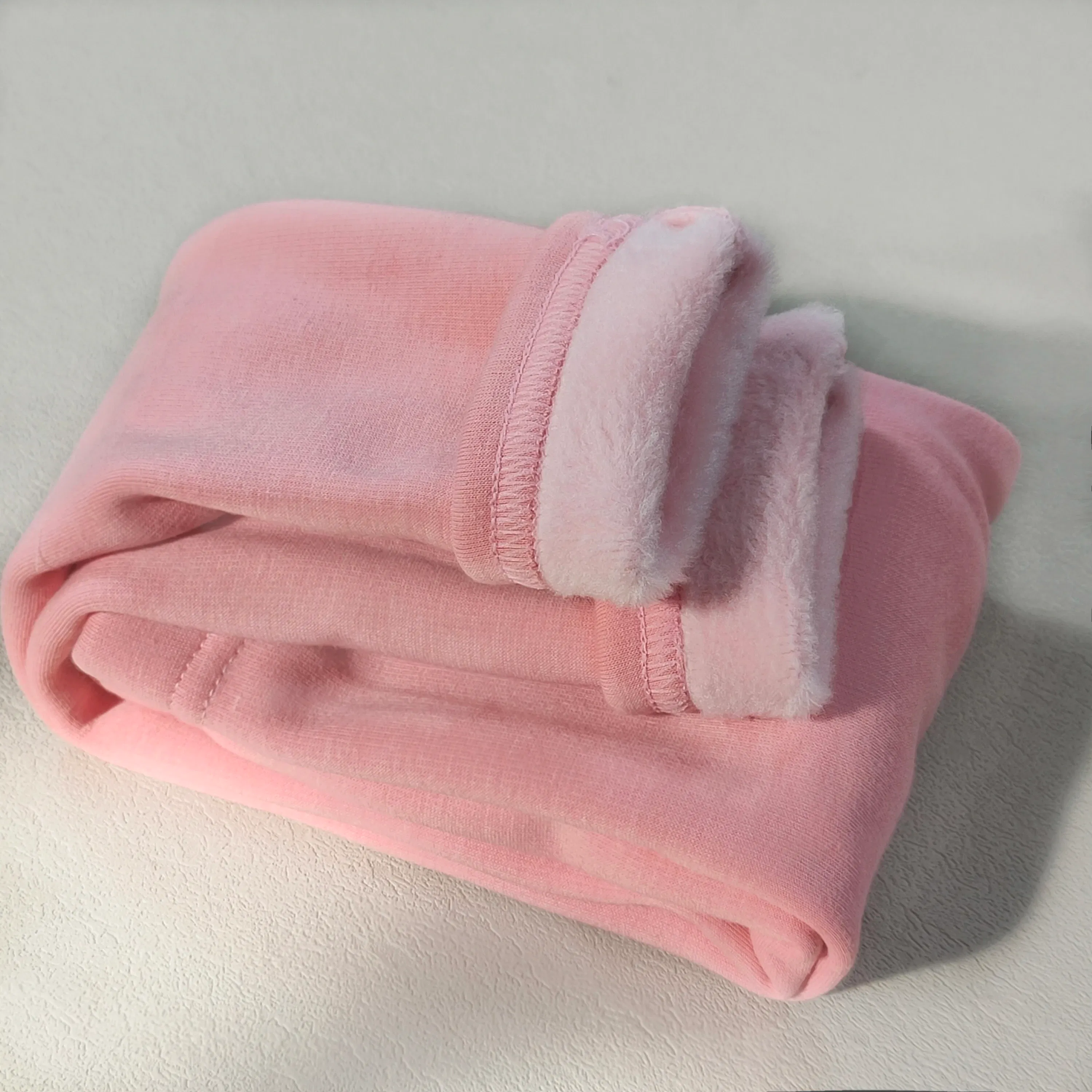 Color: Dark Grey, Kid Size: 3T - 2024 Girls' Pants Children's Winter Thickened Warm Pants Warm Elastic Pink Navy Blue Underpants Boys' Pants