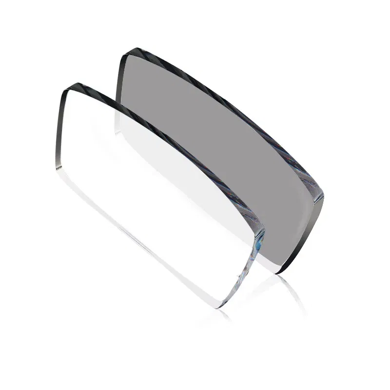 Lenses Color: Tangerine, Lens Index: 1.67 - Photochromism Gray Brown 1.56 1.61 1.67 Index Aspheric Lenses UV-proof Myopia Hyperopia Outdoor Prescription Sun Optics Glasses