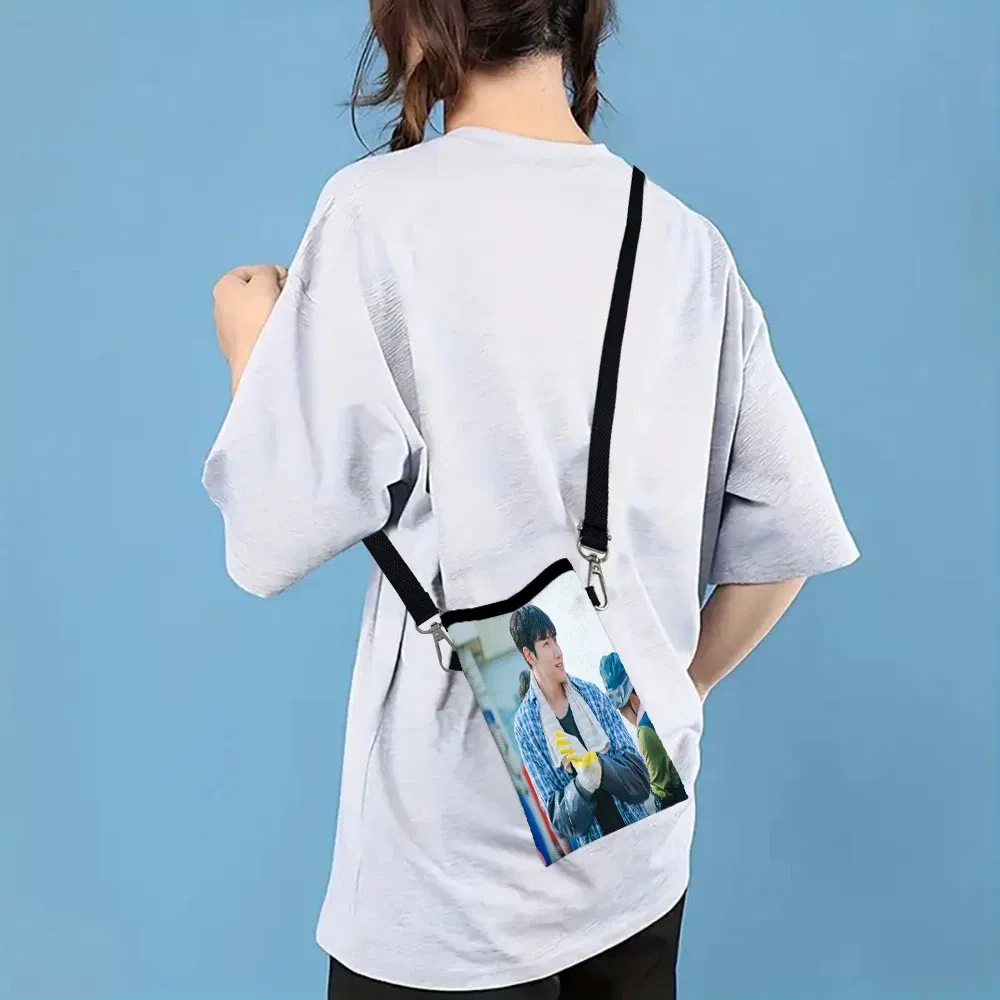 Color: Dark Grey, Size: Extra Large - Ji Chang Wook Phone Bag Adjustable and Detachable Strap Designed for Women Crossbody Convertible ShoulderBag3.3
