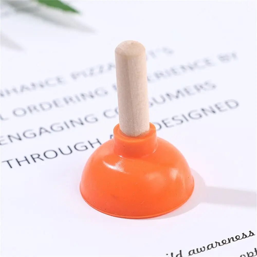 Color: black - Mini Colorful Toilet Shape Plunger Phone Holder Sucker Stand Tiny Plunger Magic Tricks Inspired Looking For Card Professional