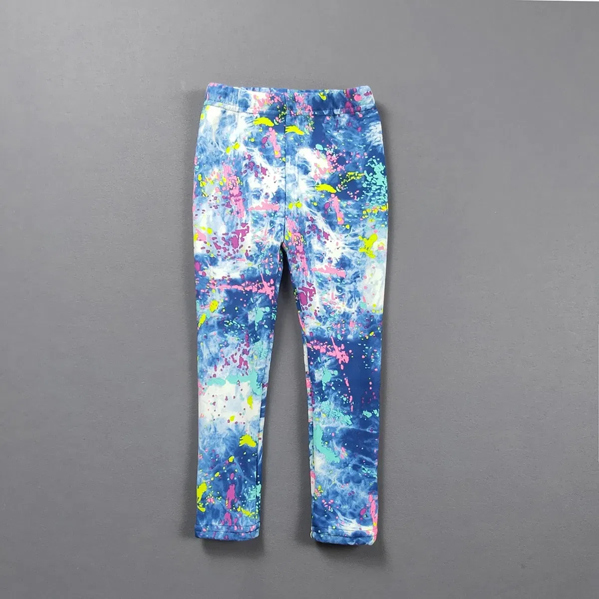 Color: Red, Kid Size: 4T - 2-11Y Girls' Pants Autumn and Winter Slim Fit Warm Bottom Pants Thickened Velvet Printed Children's Pants Baby Casual Pants