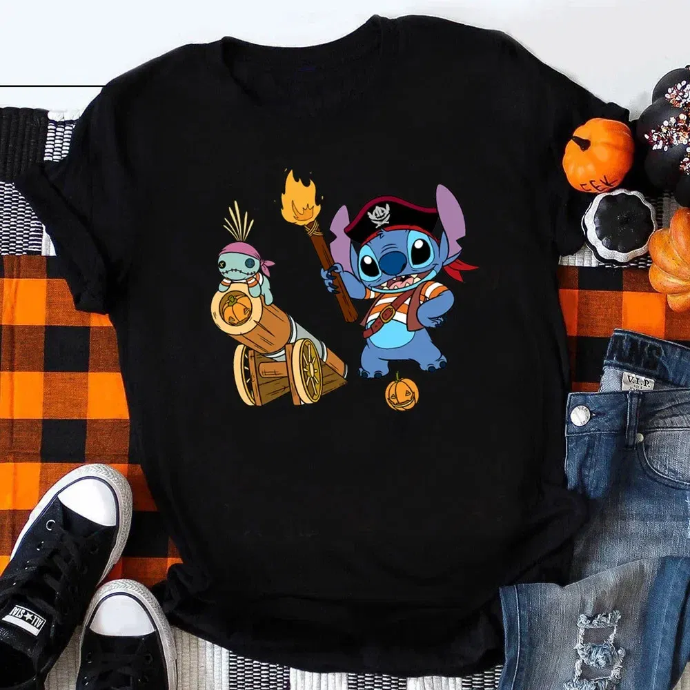 Color: Brown, Kid Size: 2T - Funny Mickey Minnie Mummy Print Disney Children Cotton T Shirts Trick Treat Fashion Halloween Cute Kid Clothes Girls Streetwear