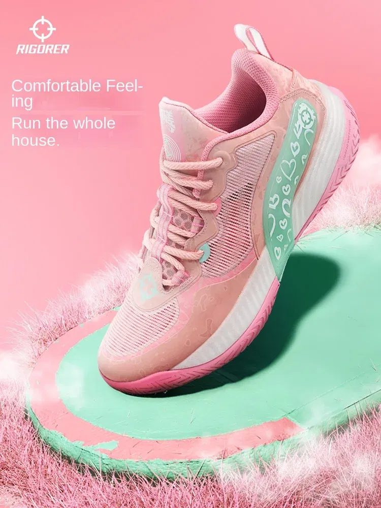AR Duel2 RIGORER Austin Reaves 'Valentine's Day' Basketball Shoes Men Shock cushioning Low top Professional Practical Sneaker