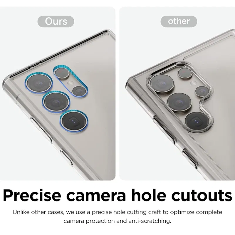 Material: PE - Ultra Thin Clear Silicone Soft TPU Case For Samsung Galaxy S25 Ultra S24 S23 S21 S20 FE S22 Ultra Plus Bumper Capa Cover Fundas