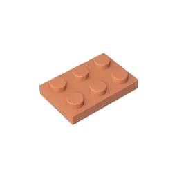 Color: Trans-dark Blue - Gobricks GDS-510 Plate 2 x 3 compatible with lego 3021 pieces of children's DIY building block Particles Plate DIY