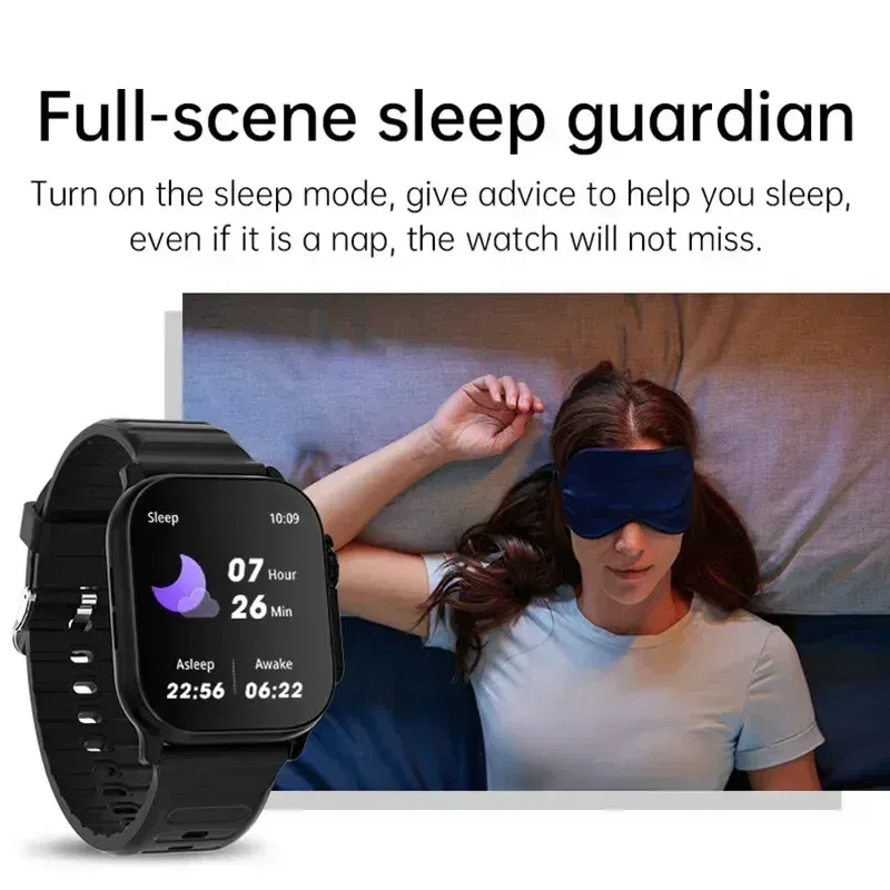 Color: WHITE - New Smart Watch 9 Ultra Gen 2 Watch Ultra IWO Watch Ultra NFC Smartwatch Series 9 Bluetooth Call 2.2 Inch Wireless Fitness Watch