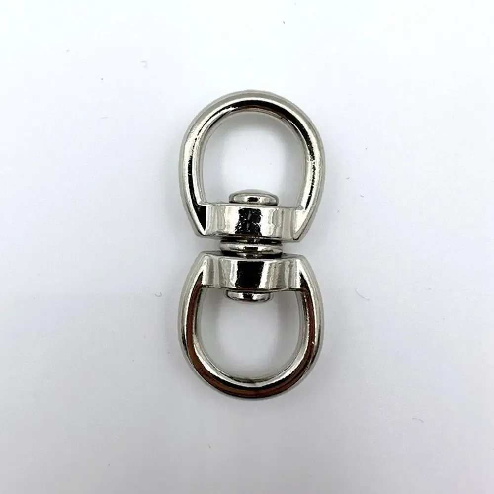 Color: Yellow - Metal Eight-Character Rotating Buckle Ring Anti-Knotting Dog Chain Buckle Connecting Ring DIY Jewelry Pendant Jewelry Accessory