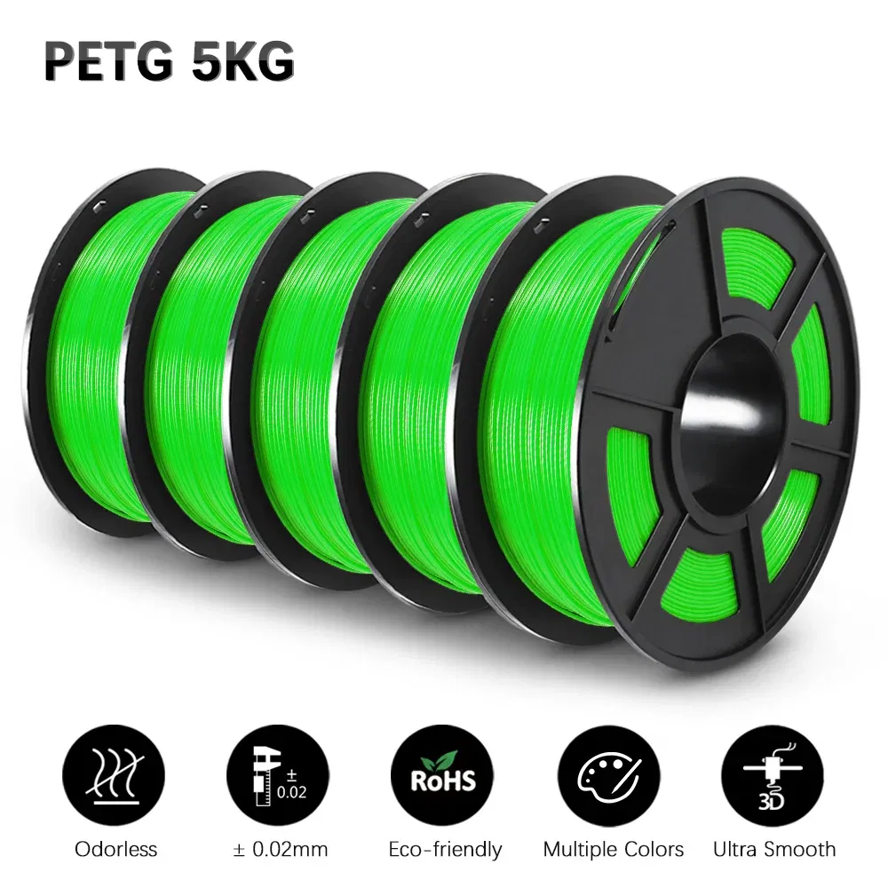 Color: Pearl white, Ships From: CHINA - Top 3D Filament PETG/EASY ABS/TPU/ASA Filamnet 1.75mm 5Roll 1KG(TPU 0.5KG/Roll) 3D Printer Filament for 3D Printer