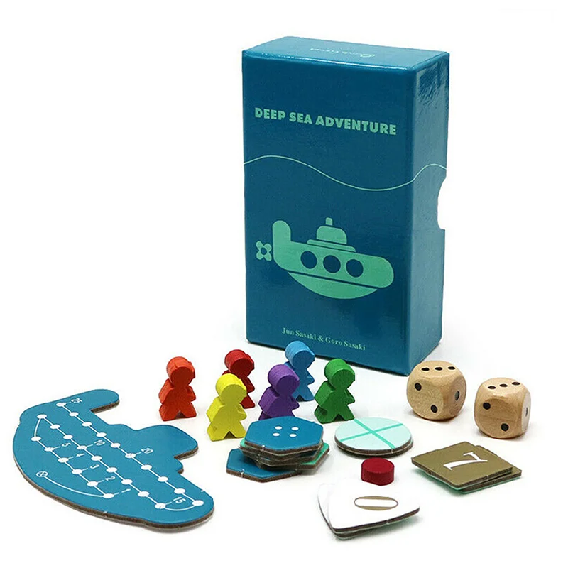 Deep Sea Adventure Game Card Treasure Hunt Strategy Game Card Upgrade Casual Puzzle Board Game Join Our Treasure Hunt Adventure!