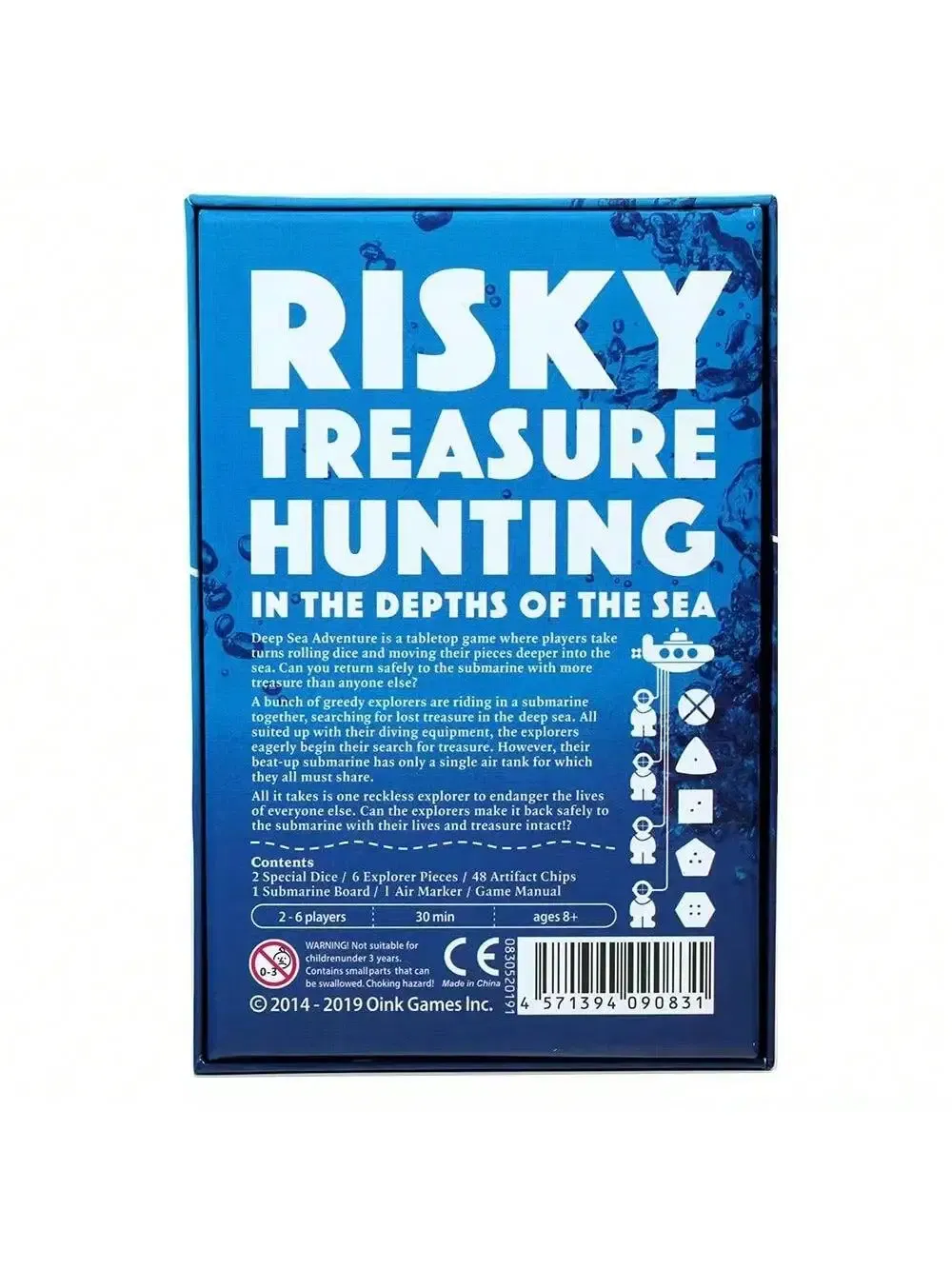 Deep Sea Adventure Game Card Treasure Hunt Strategy Game Card Upgrade Casual Puzzle Board Game Join Our Treasure Hunt Adventure!