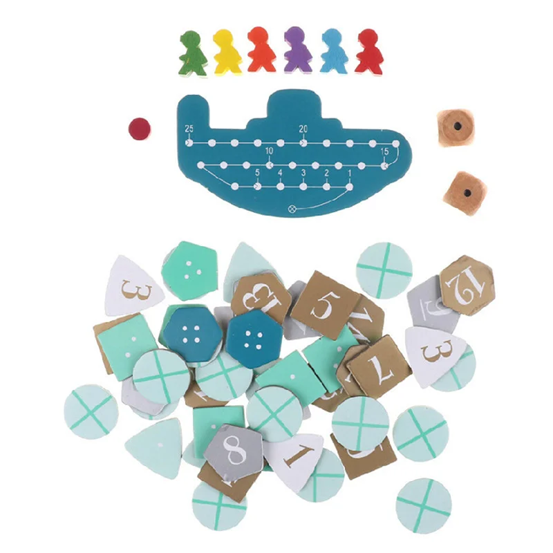 Deep Sea Adventure Game Card Treasure Hunt Strategy Game Card Upgrade Casual Puzzle Board Game Join Our Treasure Hunt Adventure!