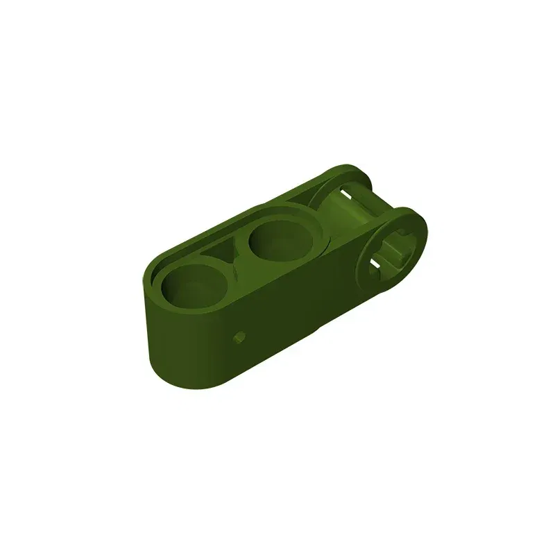 Color: GRAY - Gobricks GDS-936 Technical, Axle and Pin Connector Perpendicular 3L with 2 Pin Holes compatible with lego 42003 Educational