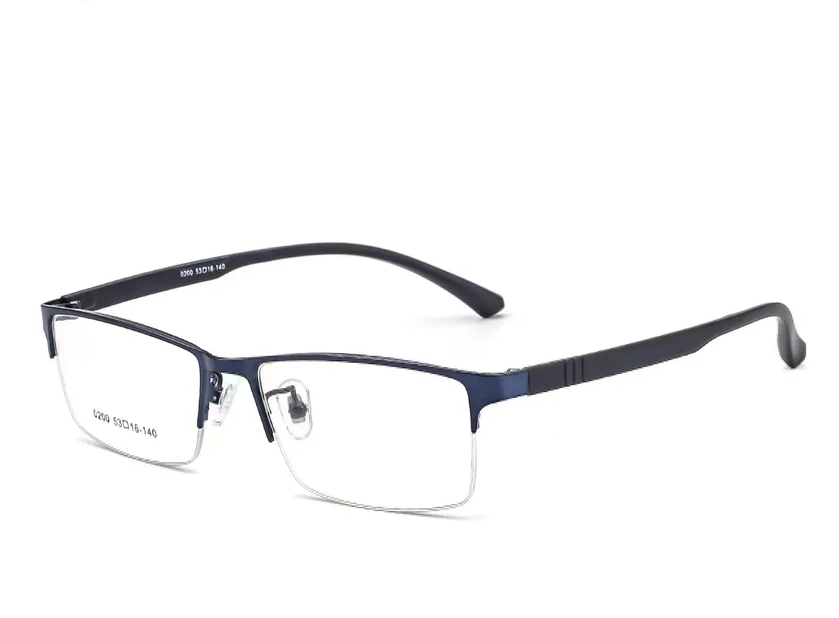 Frame Color: Blue, Ships From: CHINA, Eye Prescription: +75 - Photochromic Sunglasses Chameleon Lens Myopia Blue Light Blocking Men's Computer Glasses Game for Sight +0.50 +0.75 +175 +2.5 +6
