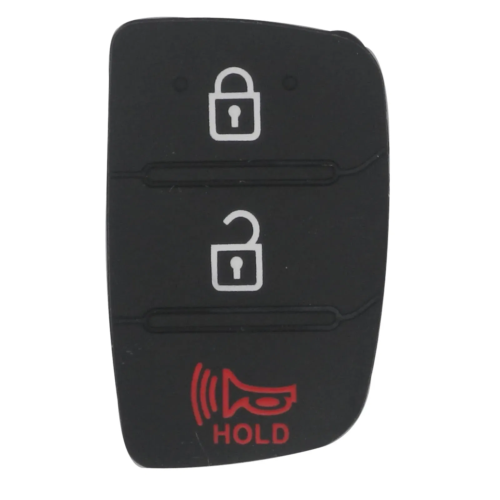 Number of Buttons: 3 Buttons - jingyuqin 3/4 Buttons Silicone Car Key Cover Case Rubber Padbutton For Hyundai I30 i35 iX20 Solaris Verna