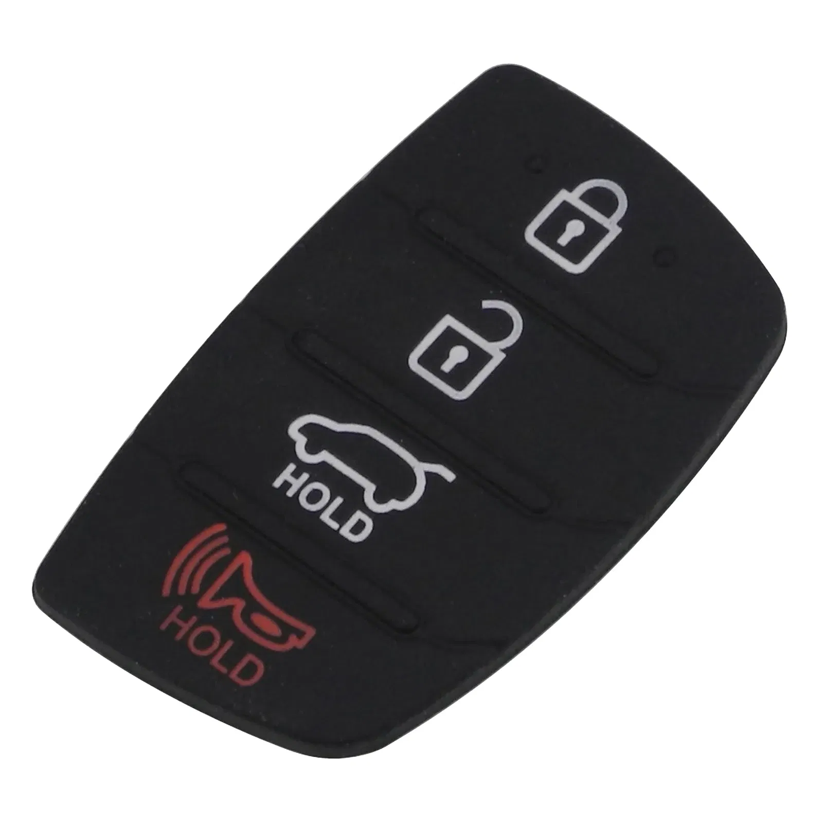 Number of Buttons: 3 Buttons - jingyuqin 3/4 Buttons Silicone Car Key Cover Case Rubber Padbutton For Hyundai I30 i35 iX20 Solaris Verna